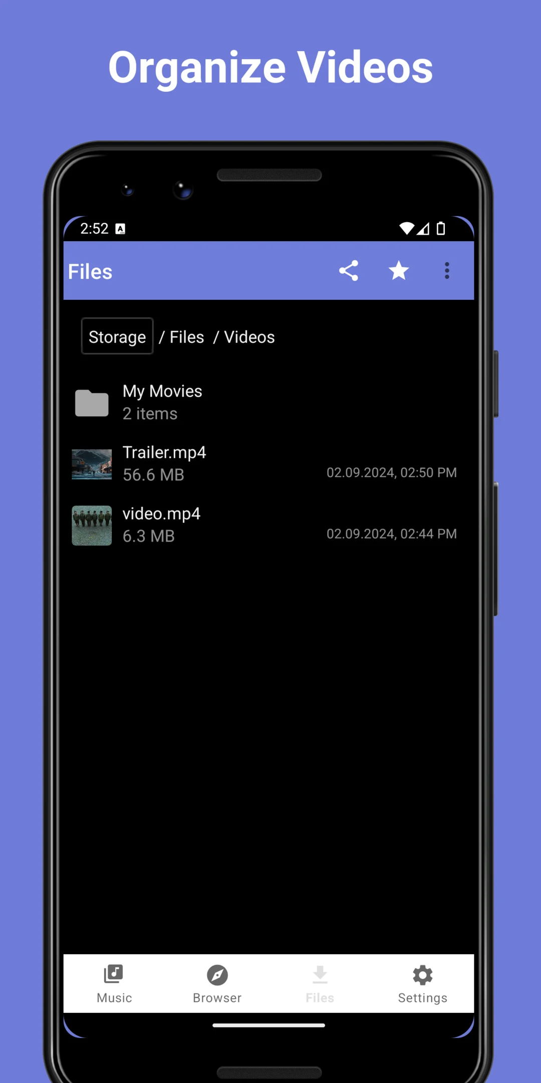 MyMusic Audio Playlist Player screenshot
