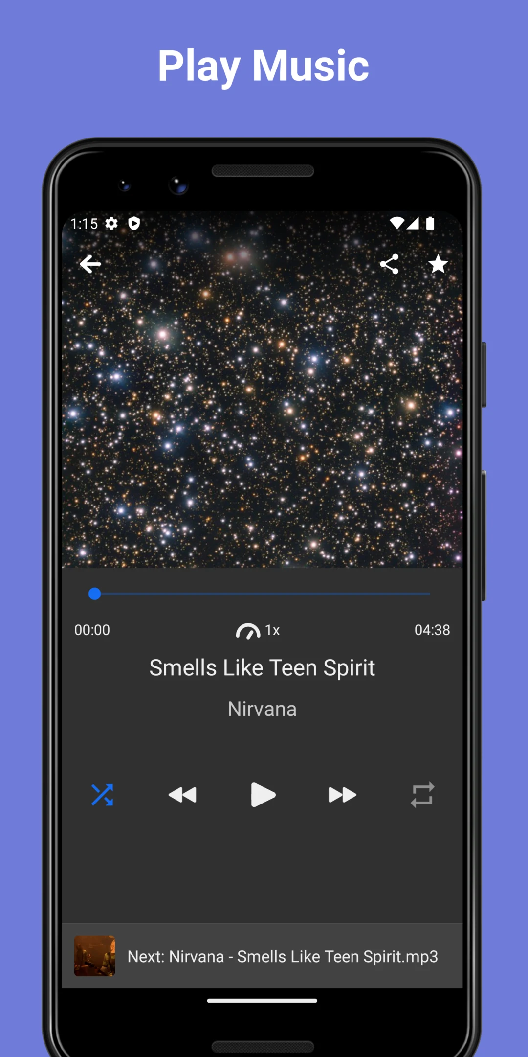 MyMusic Audio Playlist Player screenshot